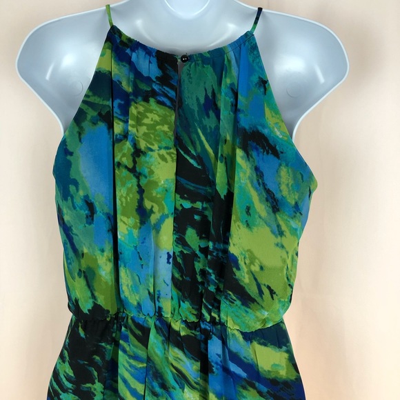 Cynthia Rowley spaghetti strap maxi dress 6 - Picture 4 of 7